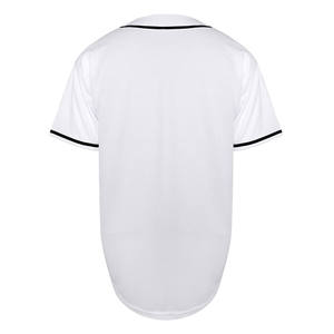 Maillots de baseball et de softball personnalisés de haute qualité, sublimés, 100 % polyester, nom du joueur, manches courtes, logo sur le devant, séchage rapide - Product Image 2