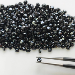 Ónix Negro Natural de 3.5MM con Corte en Forma de Corazón, Gemas Sueltas de la Mejor Calidad para Joyería, Gemas de Red Mountain - Product Image 4