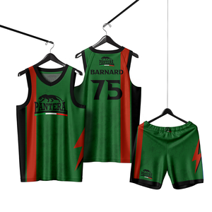 Fabricante de juegos de baloncesto 2025 OEM, camiseta de baloncesto de sublimación personalizada completa, pantalones cortos con paneles laterales de malla - Product Image 4
