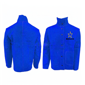 Chaqueta de Trabajo MBAANI Negra de Manga Larga, Impermeable, de Poliéster Soldado, con Botones al Frente, Corte Regular, Ropa de Seguridad Ignífuga - Product Image 5