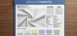BONE PATI Cream Stretch Fabric 58/60 In <b>Spandex</b> Cotton Knitted Plain Medium Weight 4-Way Stretch Embossed bone pati - Product Image 1