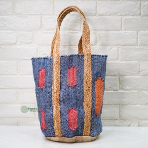 Sac messager femme 2026 en jute et coton, style bohème, écologique, durable, fourre-tout, pour voyage, plage, fête, shopping, tendance, mode, Inde - Product Image 1