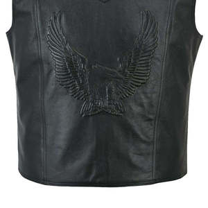 Chaleco de Motociclismo Personalizado de Cuero Genuino, Chaqueta sin Mangas para Motociclistas, Impermeable, Resistente al Viento, Equipo de Protección - Product Image 6