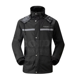 Ensemble coupe-vent respirant : veste à capuche et pantalon de jogging, ensemble coupe-vent d'extérieur, veste et pantalon de randonnée imperméables - Product Image 2