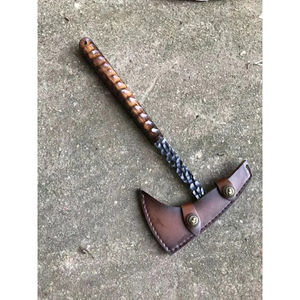 Burraq 16" Custom Handmade Stainless Steel Splitting <b>Axe</b> Tomahawk Rosewood Handle DIY Industrial Outdoor Hunting <b>Camping</b> - Product Image 5