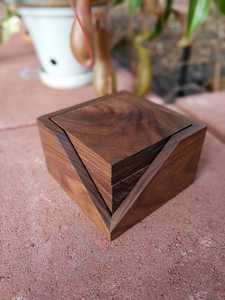 Export Quality Wooden <b>Drink</b> <b>Coasters</b> Mat Heat Resistant Table Protection for Dining Table Office Cafe Bar In Bulk Quantity - Product Image 6