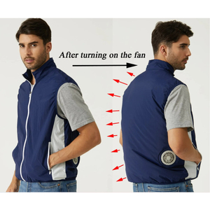 Chaleco Refrigerante con Ventilador, Carga USB, Batería de 5v, Personalizable OEM, para Trabajo al Aire Libre, Pesca y Deportes - Product Image 4