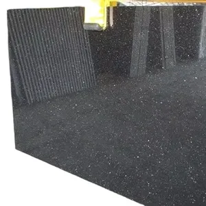Dalles de granit noir Galaxy indien, grandes dalles, haute résistance, éclat doré antique, comptoirs modernes pour villas et hôtels, garantie de 2 ans - Product Image 2