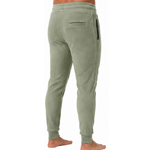 Eazwears Custom <b>Mens</b> Waffle Knit <b>Joggers</b> <b>Slim</b> <b>Fit</b> Casual Textured Trousers Elastic Waist Drawstring Heavyweight Polyester/Cotton - Product Image 5