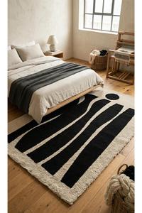 100% Wool Blend Durable Hand Tufted Wool Area <b>Rug</b> with Anti-Slip Base for High Traffic Hotel <b>Spaces</b> - Product Image 4