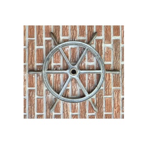 Wooden <b>Ship</b> <b>Wheel</b> Marine Voyage Heritage Accent Intended to Complement Coastal Interiors with Distinguished Decorative Appeal - Product Image 6