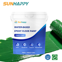 Peinture époxy pour sols, revêtement de sol en ciment époxy, prix d'usine, haute qualité, revêtement de sol époxy auto-nivelant à base d'eau