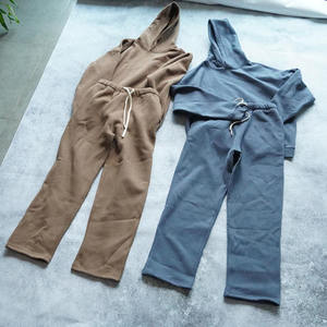 Fabricants de vêtements sur mesure, nouveau design, survêtement d'hiver pour homme à capuche, ensemble deux pièces, pantalon de survêtement, 100% coton biologique - Product Image 1