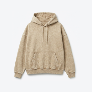 Sudadera con Capucha CODER SPORTS, Estilo Vintage, Lavado Ácido, 100% Algodón, Estilo Urbano Desgastado, Ecológica, Alta Calidad, Nueva Moda - Product Image 1