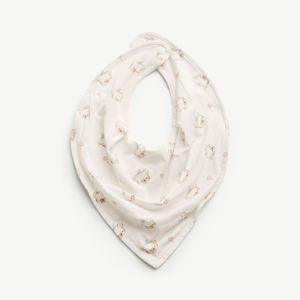 Babero Triangular Unisex para Bebé con Estampado de Oso, Modal y Spandex, Sin Mangas, Cierre a Presión, Recién Nacido, ODM Vietnam - Product Image 1