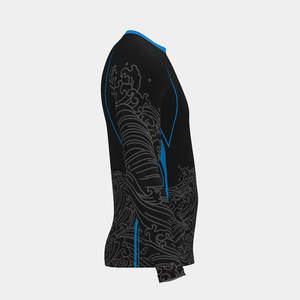 Long Sleeve Swim Rash Guard UV Protection UPF 50+ Breathable Eco-Friendly Quick Dry Surfing <b>Top</b> Europe USA Wholesale Beach - Product Image 3