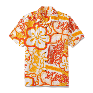 Camisas Hawaianas Tropicales para Hombre 2026, Corte Regular, Diseño Sólido, para Vacaciones en la Playa, Manga Regular, Personalizables, 100% Algodón Transpirable - Product Image 3
