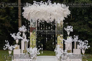 Moderno y Novedoso Mandap de Boda de Plástico Reforzado con Fibra, Estilo Playa para Exteriores, Disponible en India, OEM/ODM - Product Image 4
