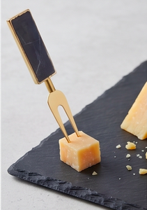 Stylish Metal <b>Cheese</b> <b>Knife</b> <b>Set</b> With Stone Handle Gold Finish Durable <b>Cheese</b> Tools For Kitchen Use Tableware And Dining Use - Product Image 5