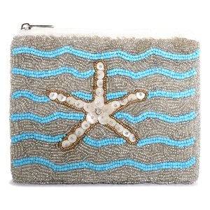 Handmade Embroidered Classic Digital Printed Colorful Beaded Coin Purse for Teens Custom Zipper Pocket Fashion Money Wallet - Product Image 4