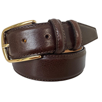 Ceinture en cuir pour homme, élégante et professionnelle, avec logo personnalisé, boucle en acier durable pour un usage quotidien LMB-0010