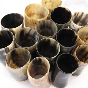Vaso y Taza Rústica Hechos a Mano con Cuerno de Búfalo Natural Ecológico por REHMAN CRAFT - Product Image 5