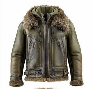 เสื้อแจ็คเก็ตหนังขนสัตว์คุณภาพสูงระดับหรู - Product Image 5