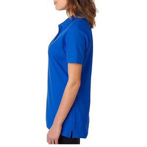 Chemises polo pour femmes, couleur unie, manches courtes, vente chaude, meilleur prix, bonne qualité, chemises polo tendance pour femmes - Product Image 4