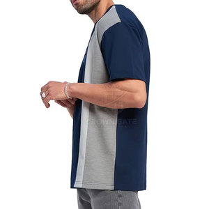 Venta Directa de Fábrica, Camiseta Casual Extra Grande de Alta Calidad, Ropa para Hombre al por Mayor, Camiseta de Manga Corta Extra Grande - Product Image 4