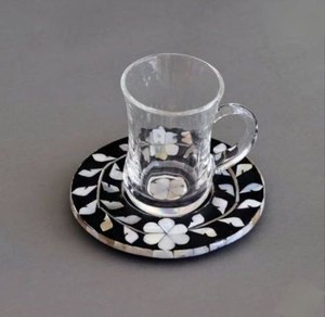 Premium Design Resin Inlay Coaster Set MDF Coaster Resin Coaster MDF Resin Inlay Coaster Place Mats at factory Wholesale Price - Product Image 3