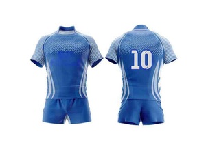 Uniformes de Rugby de Secado Rápido, Conjuntos Transpirables, Logotipo Personalizado, Calidad Premium, Diseño de Moda Cómodo, 100% Poliéster - Product Image 5