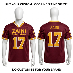 Camiseta de Fútbol de Verano de Poliéster Interlock Transpirable de Primera Calidad de 220 GSM, Azul Marino, Paneles Raglán, Impresión Digital Personalizada en la Parte Delantera - Product Image 1