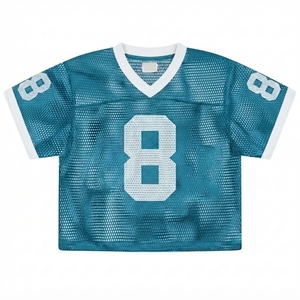 Camiseta Corta de Malla Unisex Personalizada, Transpirable, Deportiva, Estilo Urbano, de Secado Rápido, Ligera, OEM, ODM, Venta al Por Mayor - Product Image 6