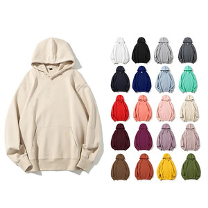 Sweat-shirt à capuche vert olive pour homme, en molleton de coton, coupe classique, avec poches, pour l'automne 2027 - Product Image 6