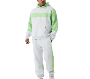 OEM Premium Quality Lightweight Breathable Oversized <b>Pullover</b> Tracksuit for <b>Men</b> Street Wear Customizable Solid Winter Tracksuit - Product Image 1