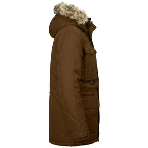 Wax Cotton Hooded Fashion <b>Jacket</b> Casual Outdoor Windproof Warm Durable <b>Lightweight</b> Comfortable <b>Mens</b> Womens Outerwear Front Logo - Product Image 4