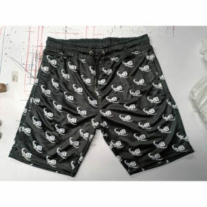 Pantalones cortos de correr con estampado de sublimación para hombre, pantalones cortos deportivos de poliéster de secado rápido, ropa deportiva ligera de entrenamiento personalizada - Product Image 2