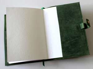 Agenda 2026 de Cuero Auténtico, Diario, 100 Hojas, Tapa Dura, Regalo, Verde, 16x22cm - Product Image 5