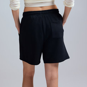 Women's Trendy Pattern Sport <b>Shorts</b> Breathable Material with Elastic Waist Closure Plain Dyed Techniques - Product Image 2