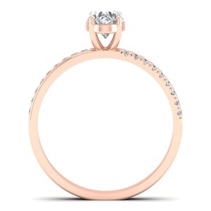 โรงงาน REYES ราคาขายส่ง แหวนเพชรโมอิสซาไนต์ทรงรี 1.43 กะรัต ทอง 14K 18K สำหรับผู้หญิง รับผลิตแบบ OEM ODM เครื่องประดับสั่งทำ - Product Image 4