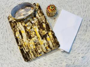 Conjunto de Kurta y Pijama Tradicional para Hombre con Jacquard y Pantalón de Algodón - Product Image 5