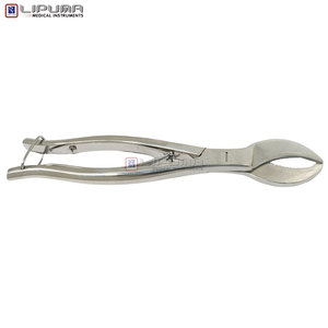 Ciseaux de coupe de plâtre robustes à ressort et verrouillage, 20 cm, en acier inoxydable, pour laboratoire dentaire et plâtre dur - Product Image 2