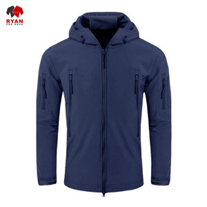 Chaqueta Softshell de Primera Calidad para Hombre, Cierre de Cremallera, Tejido Transpirable, con Logotipo Personalizado, Diseño ODM OEM - Product Image 5