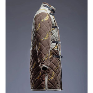 Gambeson médiéval HEMA personnalisé pour homme, veste rembourrée bicolore matelassée losanges en coton 350N, costume d'entraînement, meilleure vente - Product Image 3