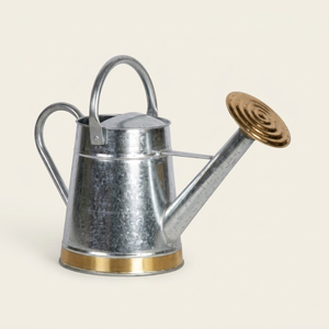 Wholesale Durable Galvanized Metal Watering Can With Wooden Handle Large Capacity Vintage Style Rust-Resistant <b>Garden</b> Water Pot - Product Image 4