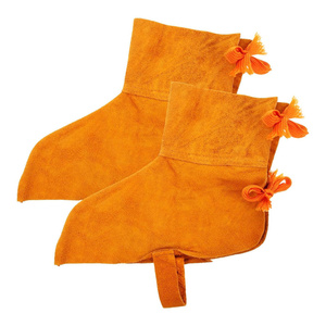 Chaussures de soudeur isolées en cuir de vachette pleine fleur, résistantes à la chaleur, ignifuges, pour une protection optimale et une sécurité accrue lors du travail. - Product Image 1