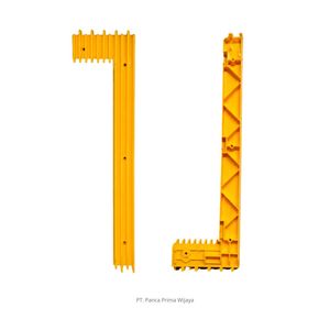 Insert de délimitation jaune de haute qualité pour marchepied d'escalator, droit, SCS319901, Pièces de rechange de sécurité pour escalator - Product Image 6