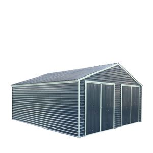 Garage in Metallo 26FT X 30FT, Altezza 9FT, Porte Doppie, Punto Alto 14FT, 780 Sq Ft, TMG MS2630, Posto Auto Coperto per 2 Auto, Design Semplice in Acciaio - Product Image 4