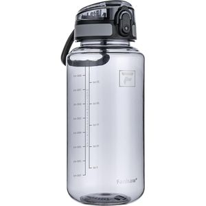 Bottiglia d'Acqua Trasparente da 32 oz in Tritan Senza BPA, Antigoccia, con Tappo Antipolvere, Riutilizzabile, per Uso in Palestra - Product Image 1