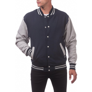 Hot Selling Custom Embroidery Men's Varsity Jackets <b>Top</b> Trending Winter Street Style Best Quality Canvas Material - Product Image 2